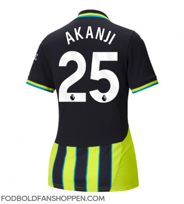 Manchester City Manuel Akanji #25 Udebanetrøje Dame 2024-25 Kortærmet